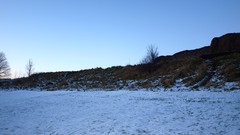 Landscapes nature snow winter hills Scotland fields