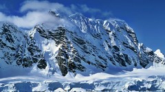 Landscapes nature snow winter Mountains
