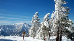 Landscapes nature snow winter Mountains