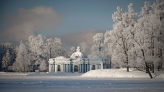 Landscapes nature snow winter Structure architecture hoarfrost 