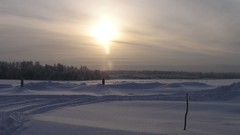 Landscapes nature snow winter sunlight skylines