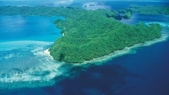 Landscapes nature south Pacific