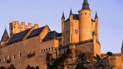 Landscapes nature Spain architecture castle