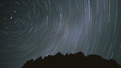 Landscapes nature Stars Alaska north star trails