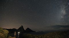 Landscapes nature Stars Milky Way skies skyscapes