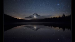 Landscapes nature Stars Oregon lakes jewel
