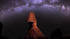 Landscapes nature Stars Utah national geographic night sky rock 