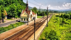 Landscapes nature Station railway