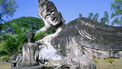 Landscapes nature statues