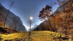 Landscapes nature sun