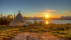 Landscapes nature sun coast disk