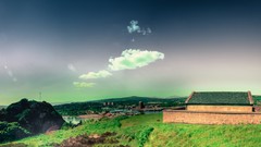 Landscapes nature sun panorama