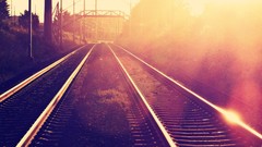 Landscapes nature sunlight photo filters train tracks trainway