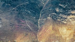 Landscapes nature Trees blue Mountains white spring houses 