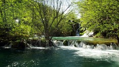 Landscapes nature Trees croatia falls