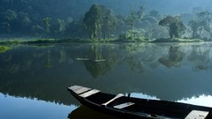 Landscapes nature Trees lagoon lakes reflections forests