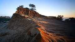 Landscapes nature Trees Mountains