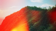 Landscapes nature Trees Mountains