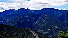 Landscapes nature Trees Mountains clouds skies