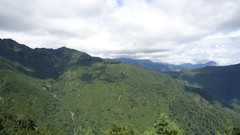 Landscapes nature Trees Mountains clouds Taiwan skies