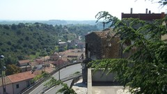 Landscapes nature Trees Mountains Italy houses cities calabria