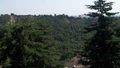Landscapes nature Trees Mountains Italy roads calabria