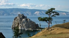 Landscapes nature Trees Mountains lakes