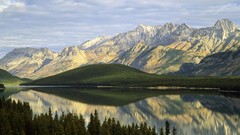 Landscapes nature Trees Mountains lakes