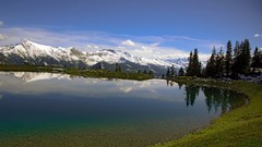 Landscapes nature Trees Mountains lakes