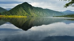 Landscapes nature Trees Mountains lakes