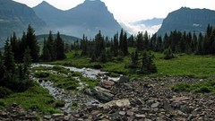 Landscapes nature Trees Mountains rivers