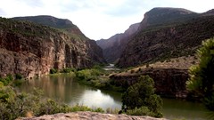 Landscapes nature Trees rock water hills Green Park Plants 