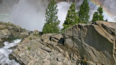 Landscapes nature Trees rocks