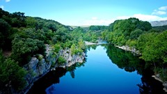 Landscapes nature Trees rocks rivers forests skyscapes