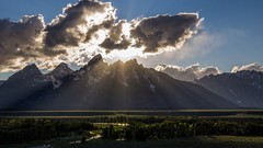 Landscapes nature Trees snow water Mountains clouds Green sun 