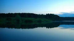 Landscapes nature Trees water clouds lakes reflections skylines