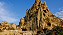 Landscapes nature Turkey cappadocia blue skies