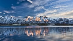 Landscapes nature wall Mountains land