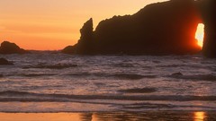 Landscapes nature Washington waves national park