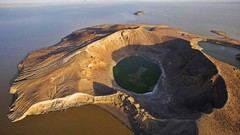Landscapes nature water bay crater Volcanoes Africa lakes Kenya