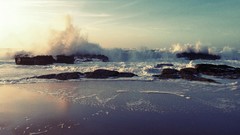 Landscapes nature water Beaches waves sea shorelines