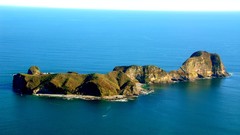 Landscapes nature water blue ocean Islands rocks Beaches cliff 