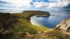 Landscapes nature water clouds ocean shore skylines