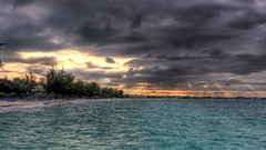 Landscapes nature water clouds ocean shore sunlight skylines