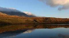 Landscapes nature water Mountains clouds