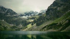 Landscapes nature water Mountains clouds lakes waterscapes