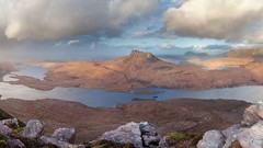 Landscapes nature water Mountains clouds sunlight rivers skies