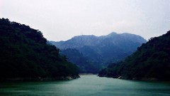 Landscapes nature water Mountains lakes skies