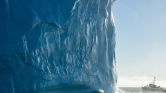 Landscapes nature water Mountains ocean white coast Green ships 