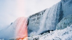 Landscapes nature water Mountains waterfalls